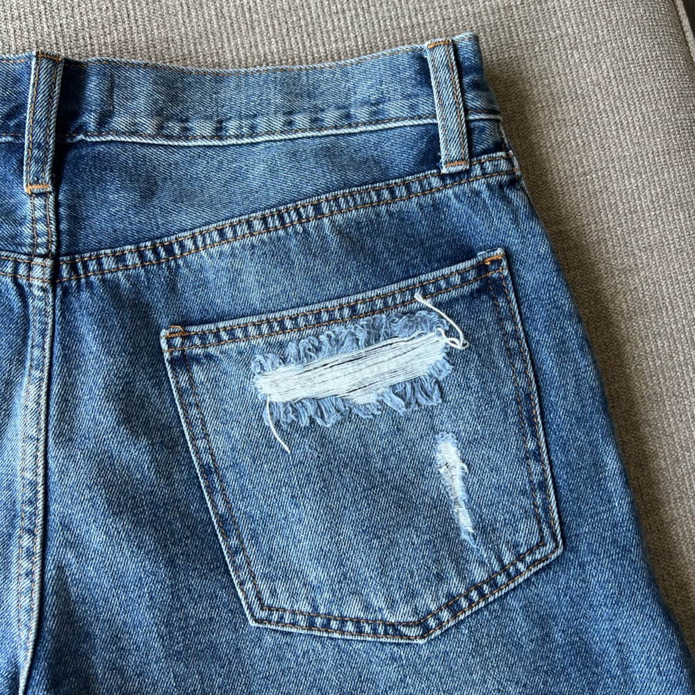 High Rise Denim Shorts - Picture 6 of 6